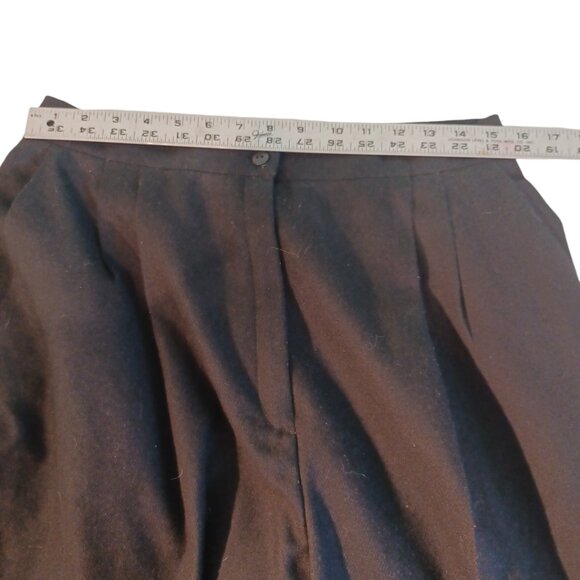 Black Wool Blend Pants size 16 - lined 4602 - Picture 7 of 7